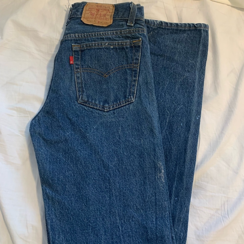 Vintage Levi’s button fly straight jeans